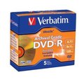 Verbatim Disc, Dvd-R, 4.7Gb, 8X, Ultralife Archivalgrade, Gold Shiny, PK5 96320